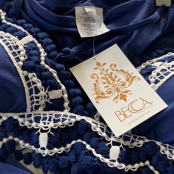 BECCA 2pc Bikini DELILAH Halter Top & Bottom. NWT - Picture 8 of 11